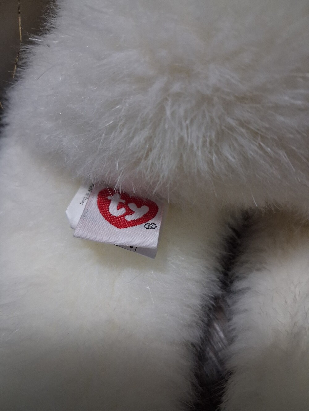 Vintage TY Beanie Babies Beanie Buddies Divine the Angel Bear Plush Stuffed Toy - Picture 3 of 3